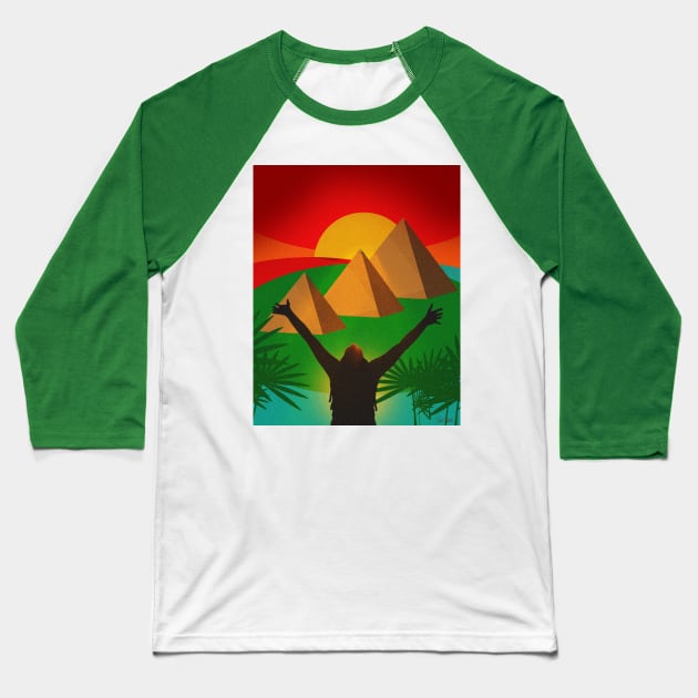 African People Of the Sun Baseball T-Shirt by Corecustom